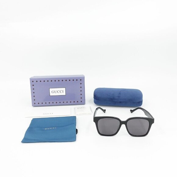 Gucci GG0965 Square Sunglasses Black Gray OS - Picture 2 of 15